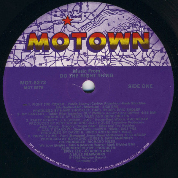 Various : (Music From) Do The Right Thing (LP, Album)