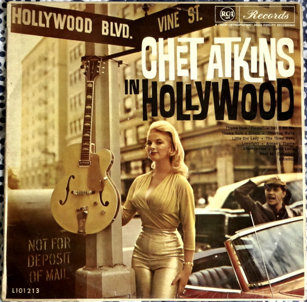 Chet Atkins : Chet Atkins In Hollywood (LP, Album, Mono)