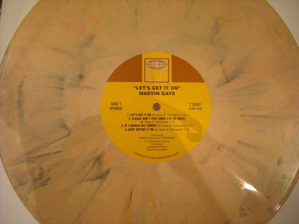 Marvin Gaye : Let's Get It On (LP, Album, Ltd, RE, Tan)