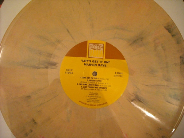 Marvin Gaye : Let's Get It On (LP, Album, Ltd, RE, Tan)