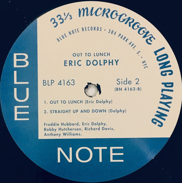 Eric Dolphy : Out To Lunch! (LP, Album, RE)