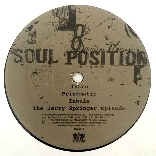 Soul Position : 8 Million Stories (2xLP, Album)