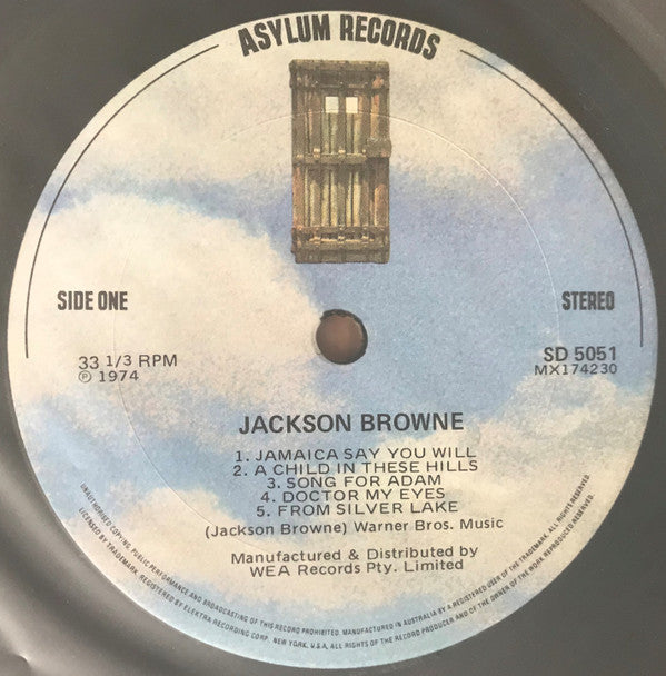 Jackson Browne : Jackson Browne (LP, Album)