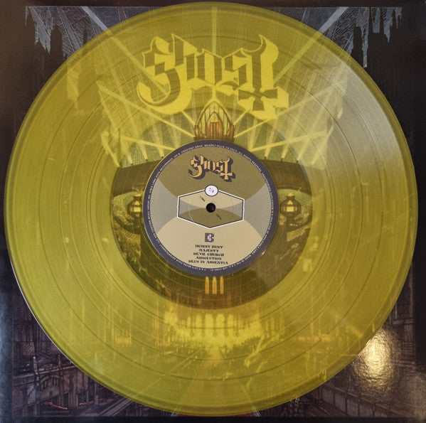 Ghost (32) : Meliora - Deluxe (LP, Album, RE, Yel + 12", EP, RE, Yel + Dlx)