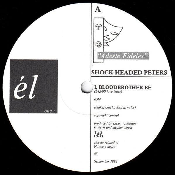 Shock Headed Peters : I, Bloodbrother Be (£4,000 Love Letter) (12", Single)