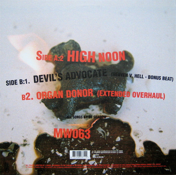 DJ Shadow : High Noon (12", Single)