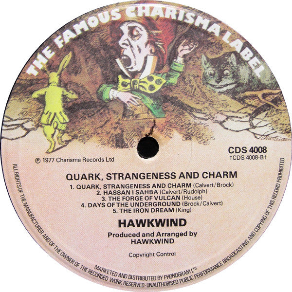 Hawkwind : Quark, Strangeness And Charm (LP, Album)