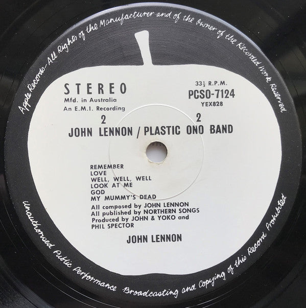 John Lennon & Plastic Ono Band* : John Lennon / Plastic Ono Band (LP, Album)