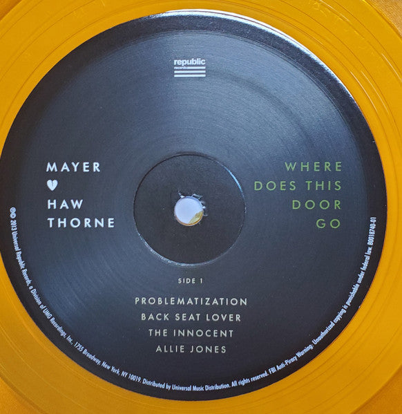 Mayer Hawthorne : Where Does This Door Go (2xLP, Album, Yel)