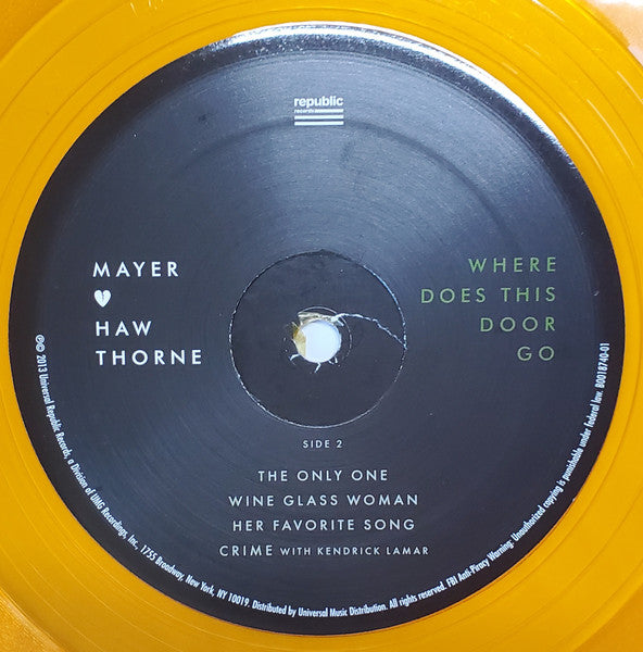 Mayer Hawthorne : Where Does This Door Go (2xLP, Album, Yel)