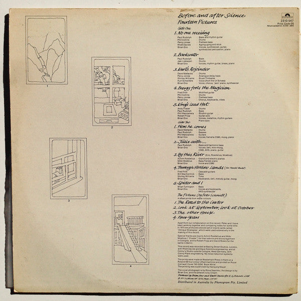 Brian Eno : Before And After Science (LP, Album)