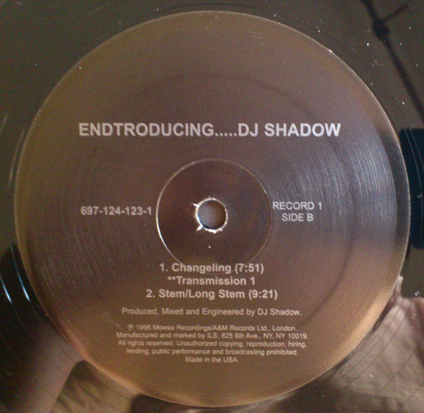 DJ Shadow : Endtroducing..... (2xLP, Album, RE)