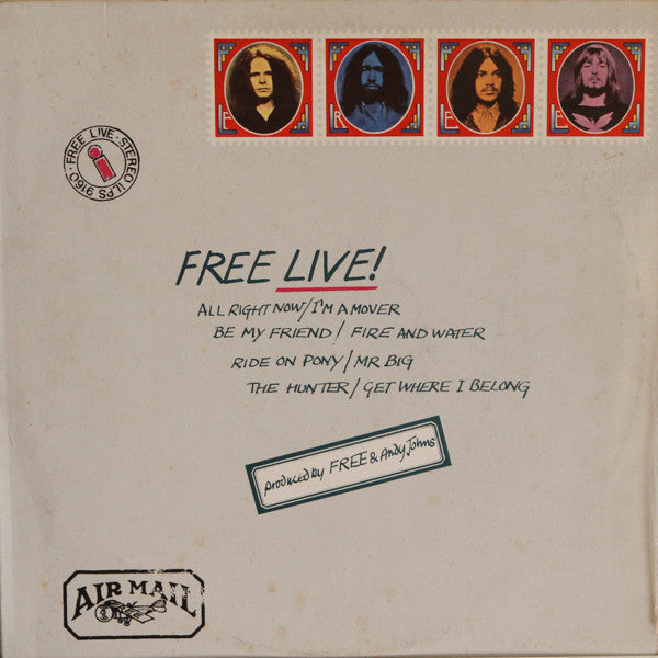 Free : Free Live (LP, Album, RE)