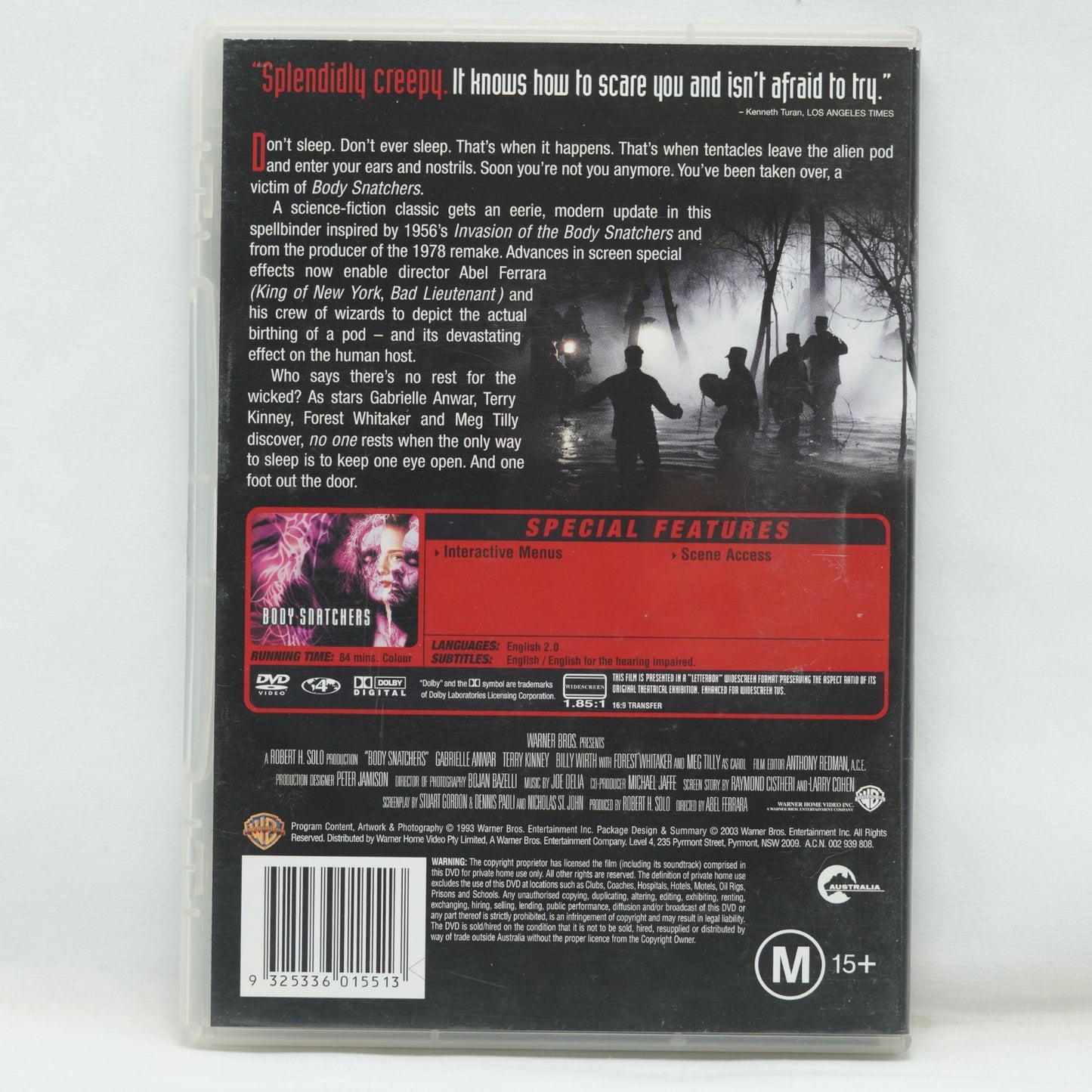 Body Snatchers - The Invasion Continues (DVD, 1992) Region 4