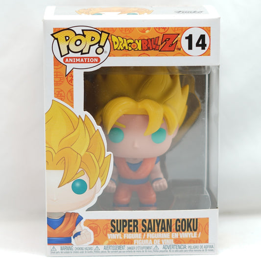 Super Saiyan Goku 14 DBZ Funko Pop Vinyl New in Creased Box + Protector