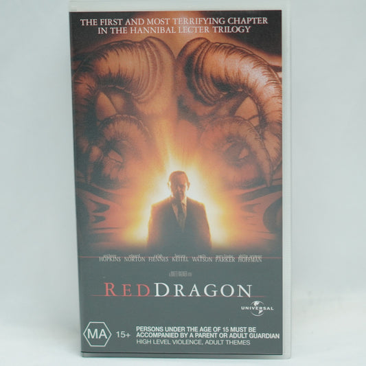 RED DRAGON -  ANTHONY HOPKINS -  VHS VIDEO