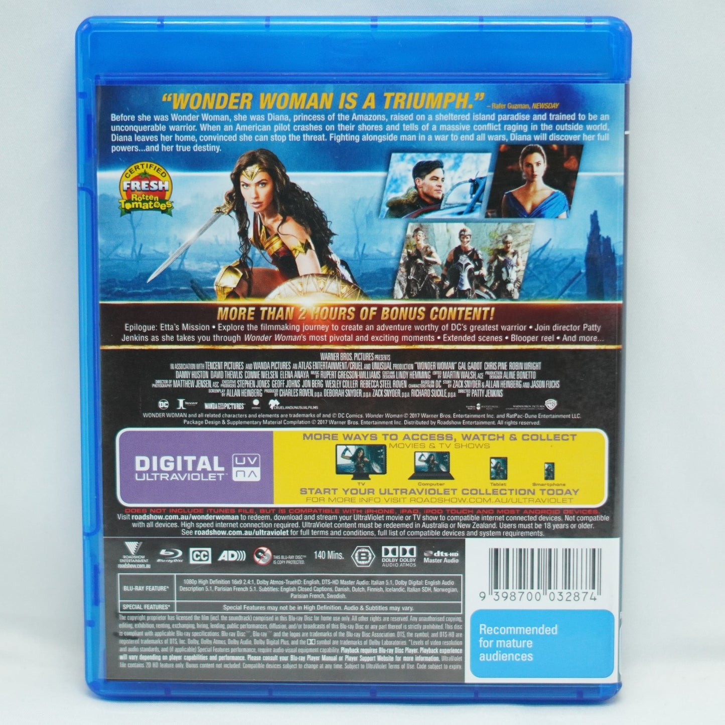 Wonder Woman (Blu-ray, 2017)