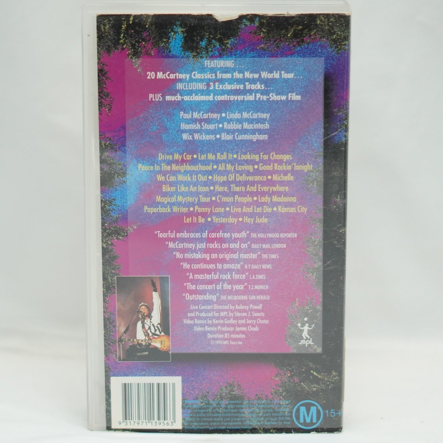 PAUL McCARTNEY - PAUL IS LIVE  VHS