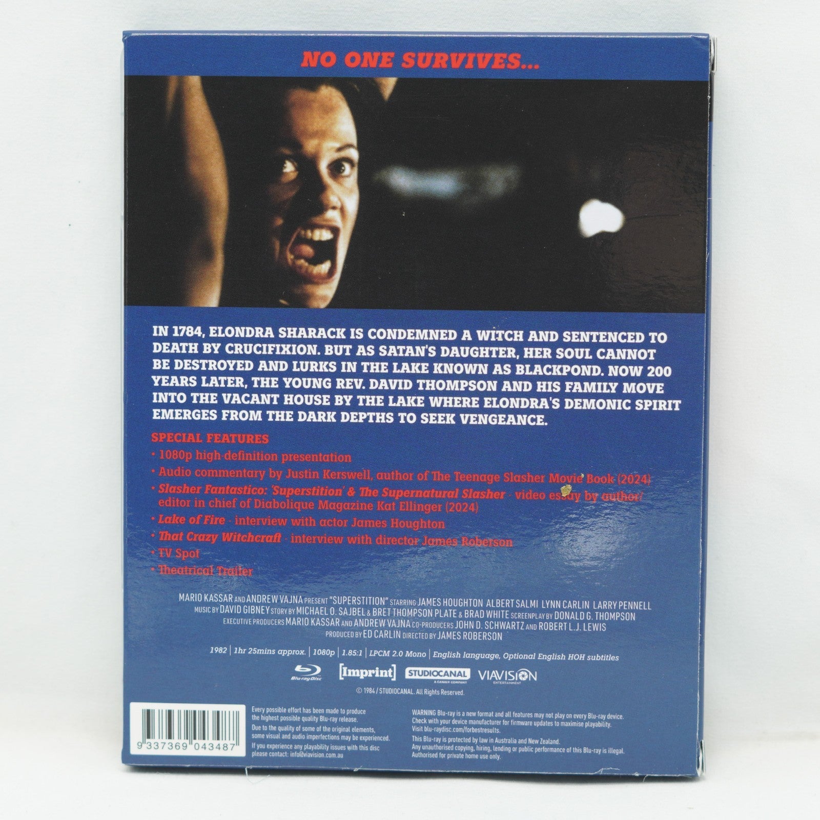 Superstition Imprint Collection #360 (Blu-Ray) Slipcover - Region Free
