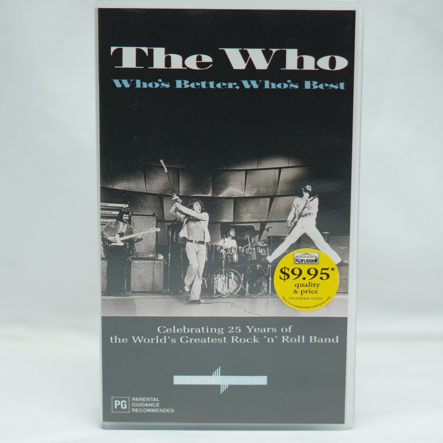 The Who - Who's Better, Who's Best Video VHS Cassette Tape 