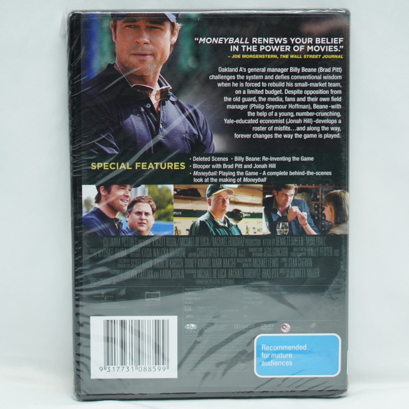 Moneyball DVD (2011)