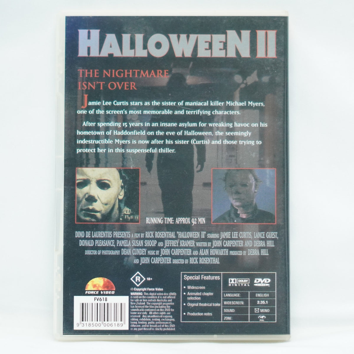 Halloween 2 (DVD, 1981)