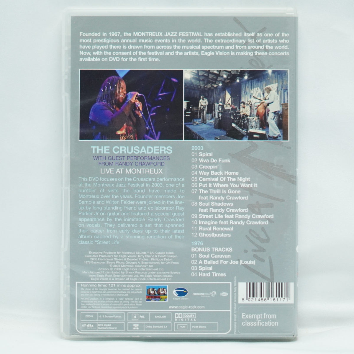 487A NEW SEALED THE CRUSADERS LIVE AT MONTRENX DVD Region 4