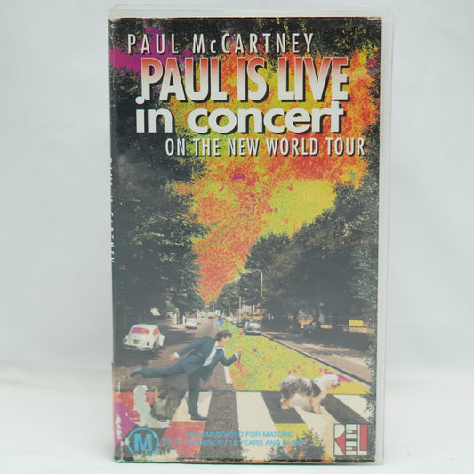 PAUL McCARTNEY - PAUL IS LIVE  VHS