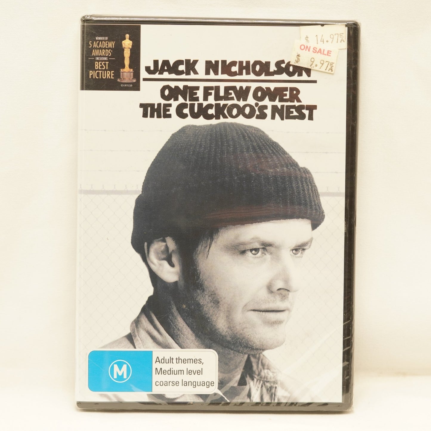 One Flew Over The Cuckoo's Nest  Region 4 DVD Like  Brand New Free Post
