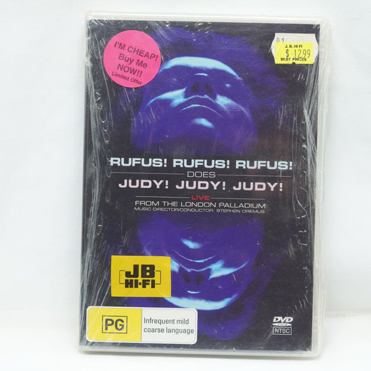 Rufus Wainwright - Does Judy! Live from the London Palladium DVD Reg.4- 2020 AUS