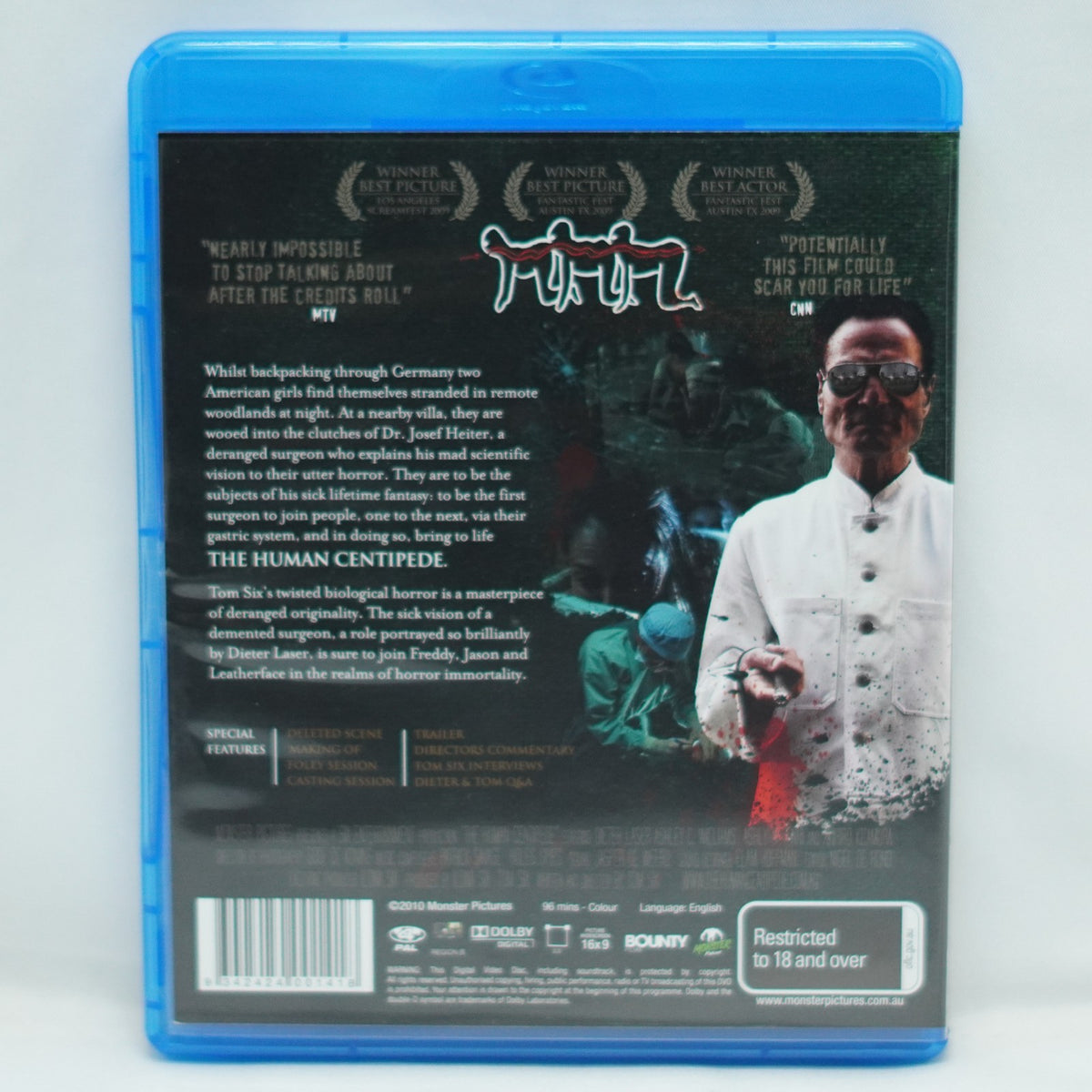 The Human Centipede Blu-ray, 2010