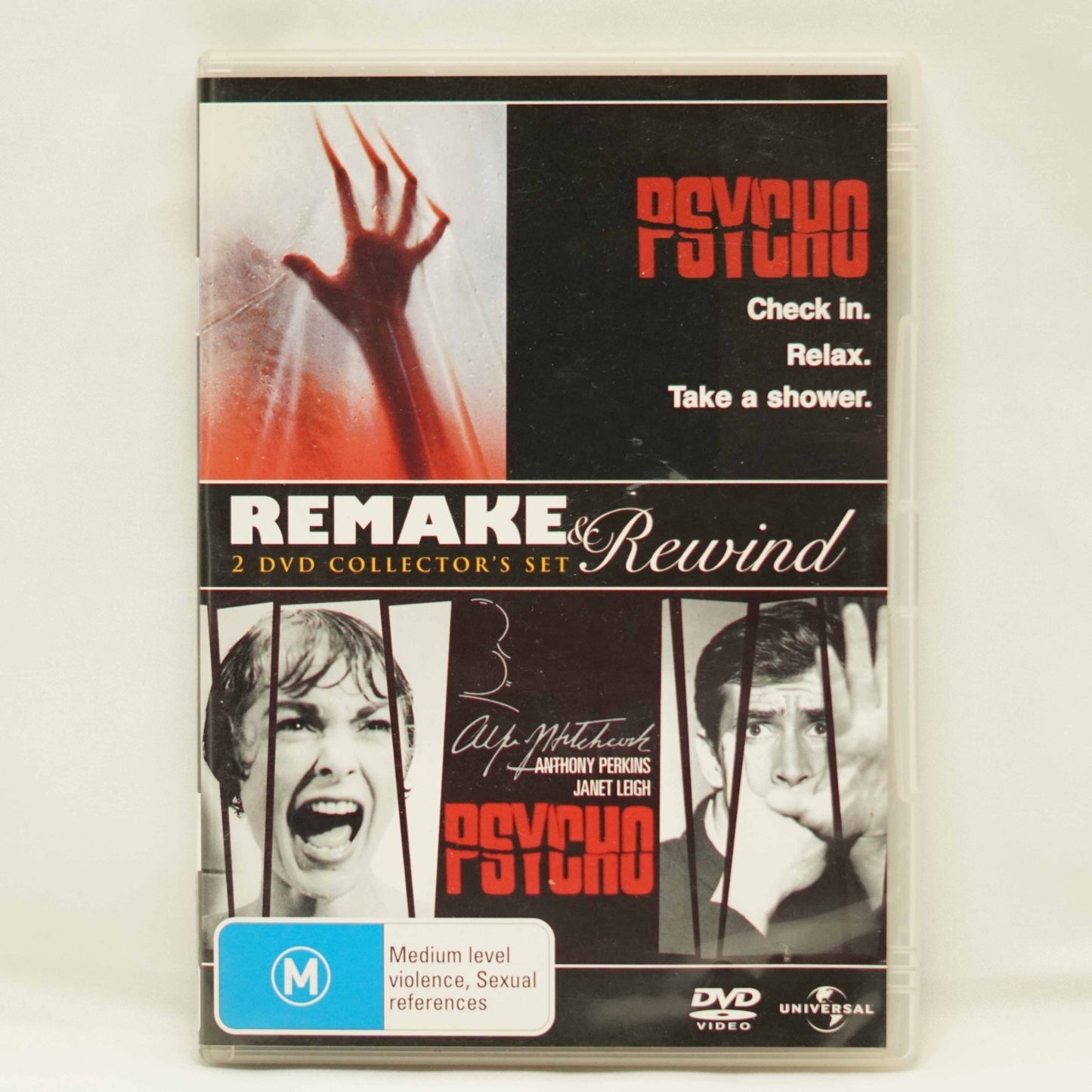Psycho Remake & Rewind DVD Region 4