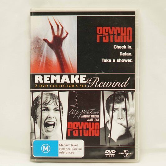 Psycho Remake & Rewind DVD Region 4