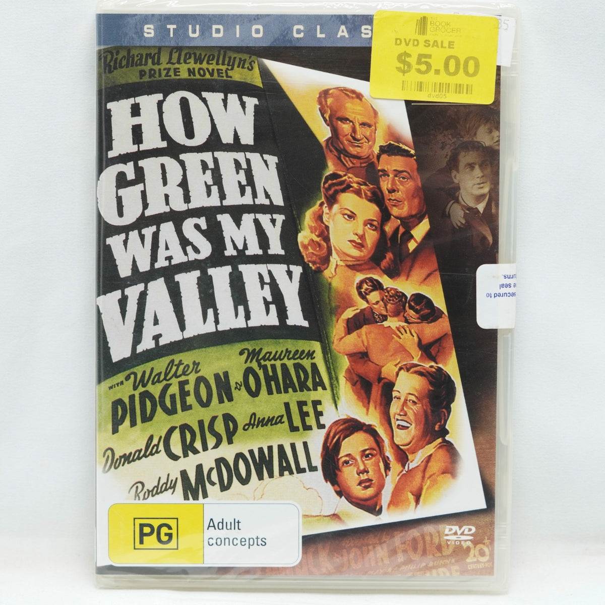 How Green Was My Valley DVD New & Sealed Region 4