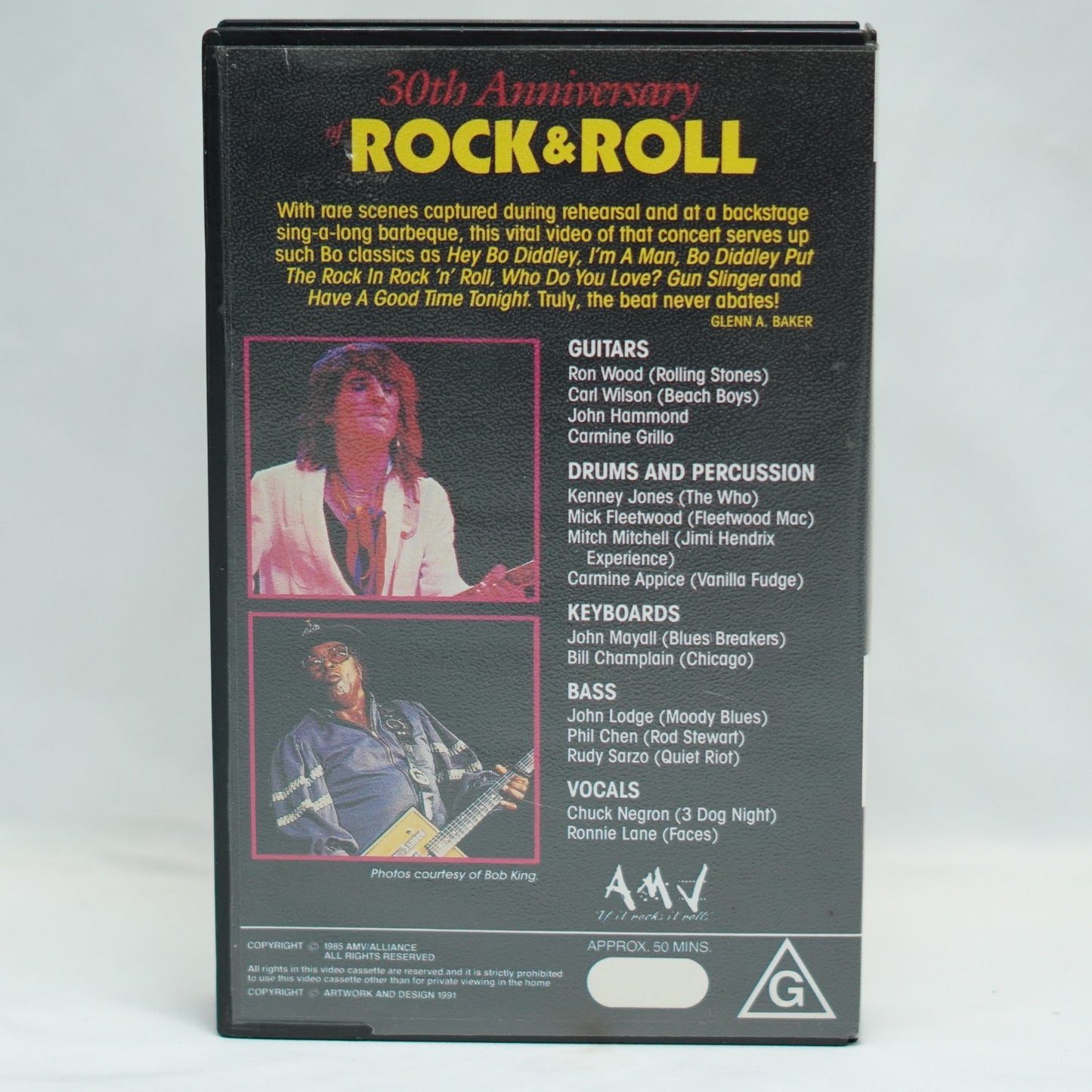 30th Anniversary Of ROCK & ROLL VHS TAPE 1991
