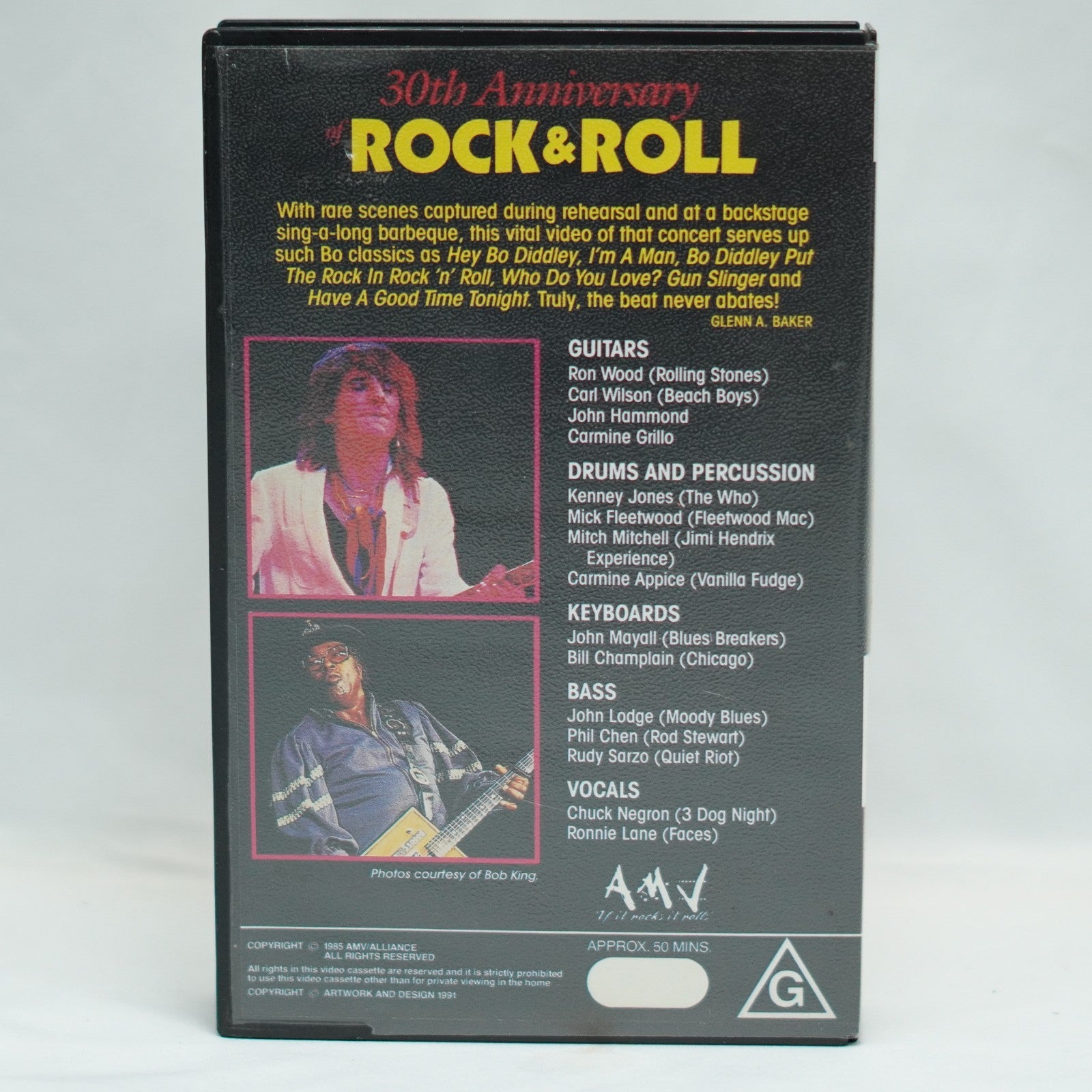 30th Anniversary Of ROCK & ROLL VHS TAPE 1991