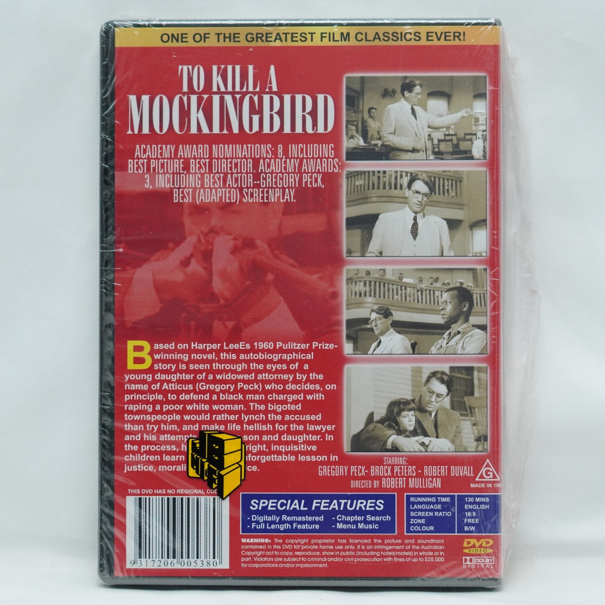 To Kill A Mockingbird DVD