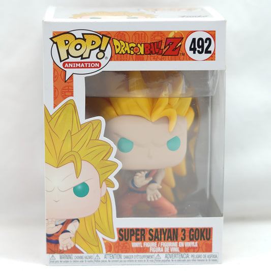 Funko Pop Vinyl Dragon Ball Z 492 MIB Super Saiyan 3 Goku 2018
