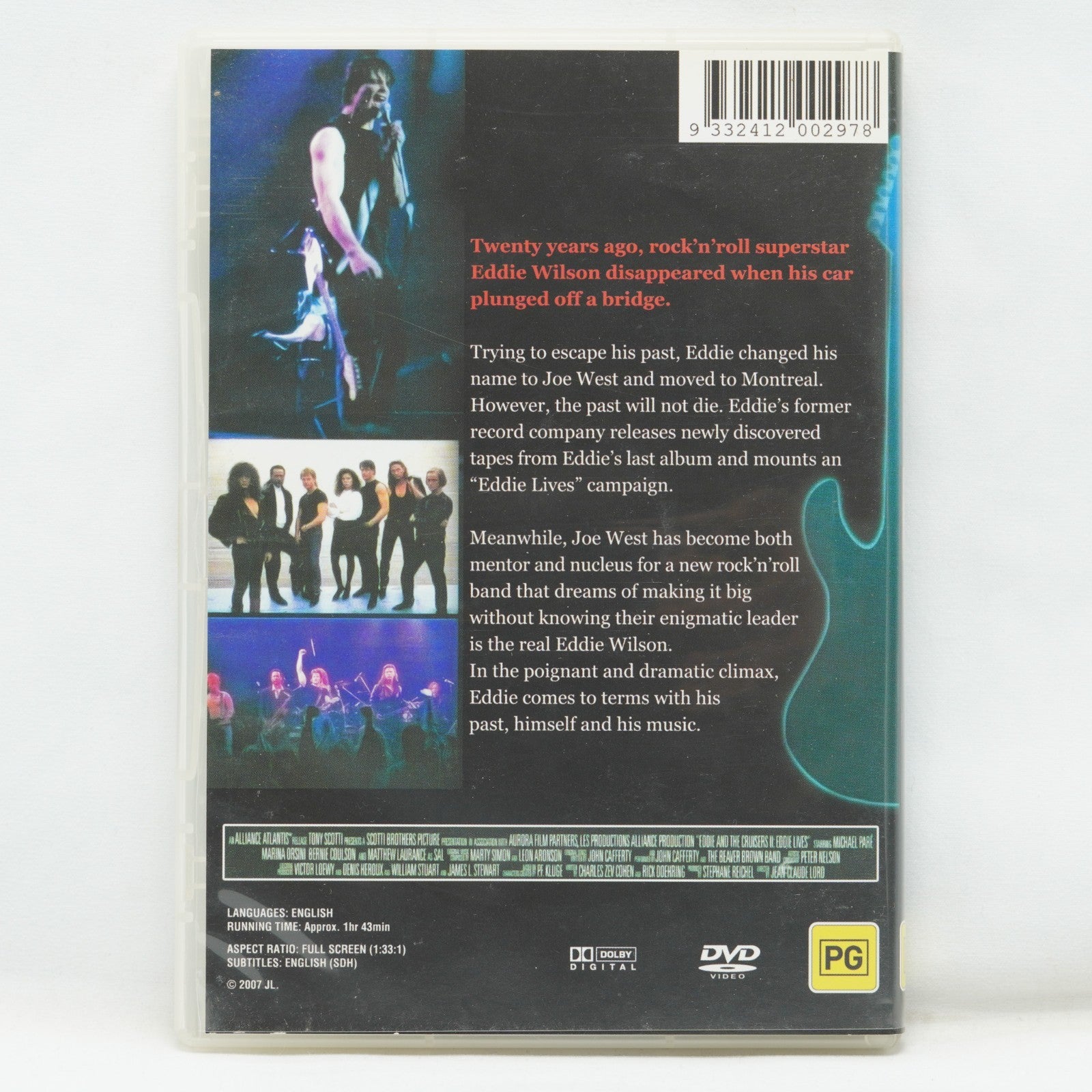 Eddie & the Cruisers 2 (DVD, 2007)