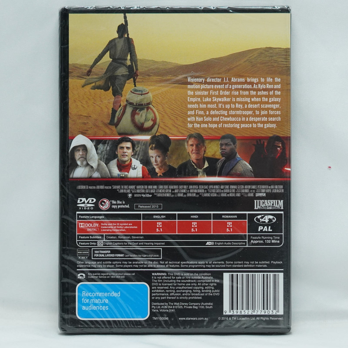 Star Wars The Force Awakens DVD