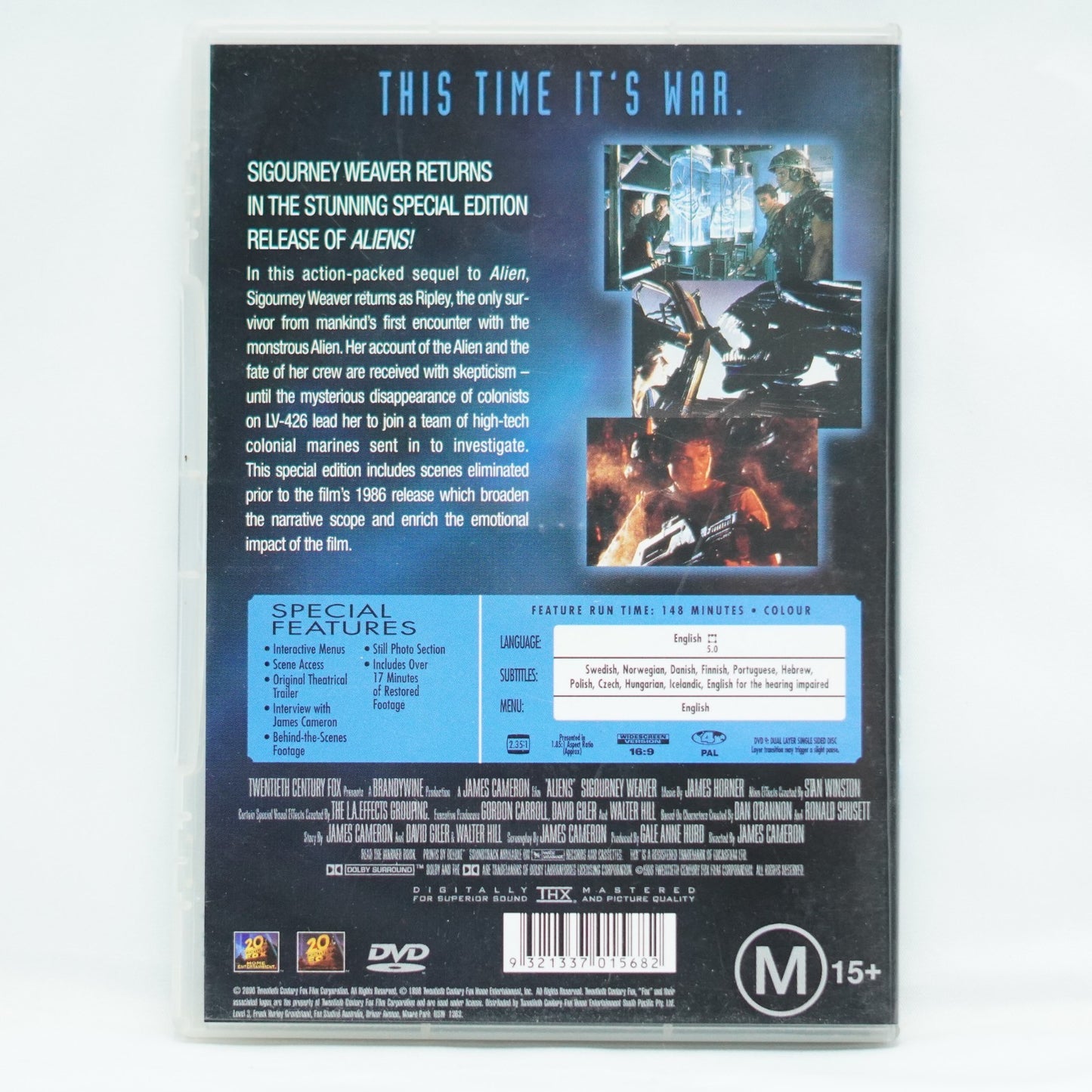 Aliens (DVD, 1986) Special edition