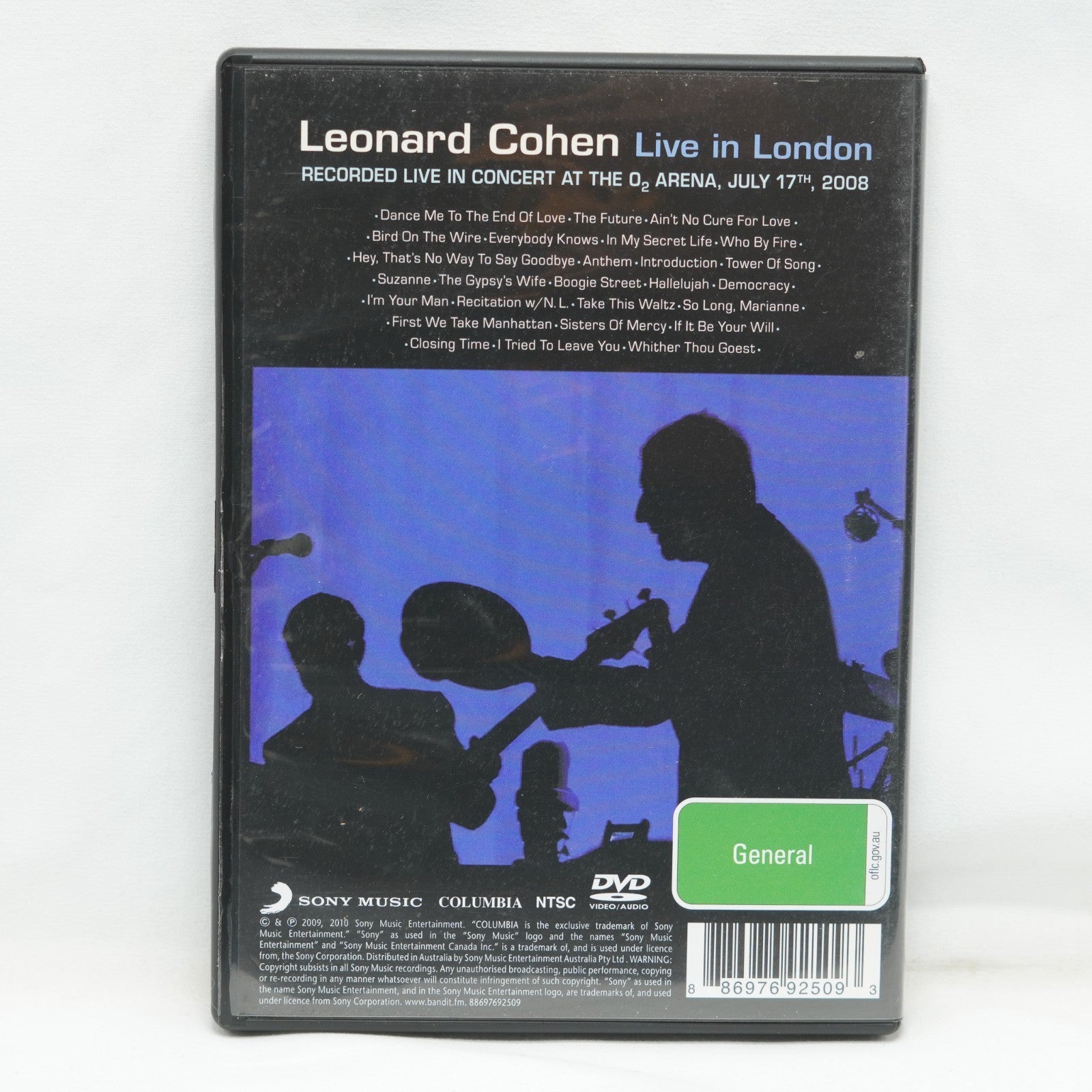 Leonard Cohen - Live in London - DVD
