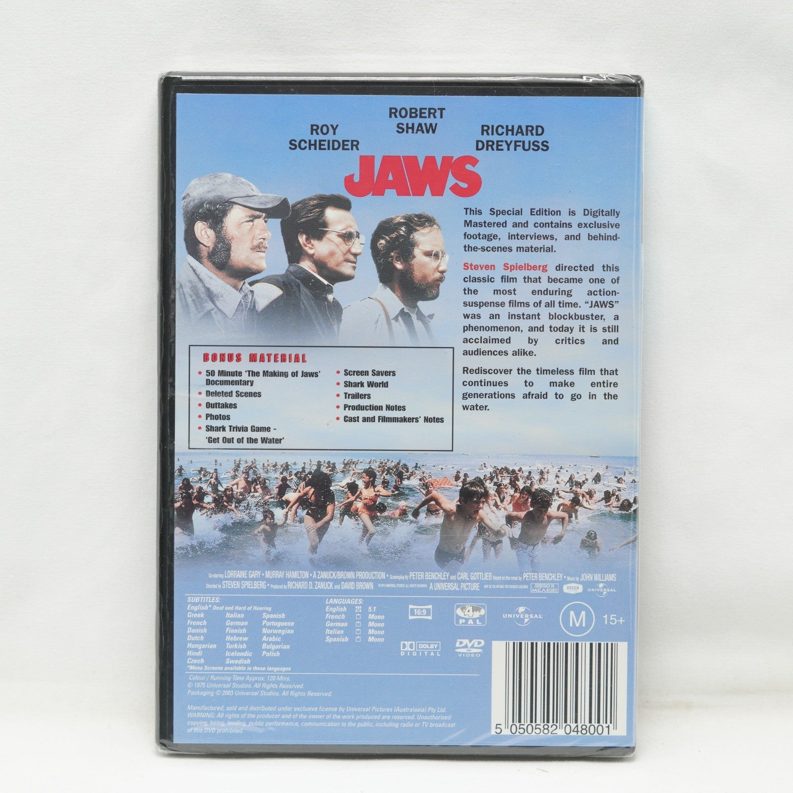 Jaws DVD Brand New R4