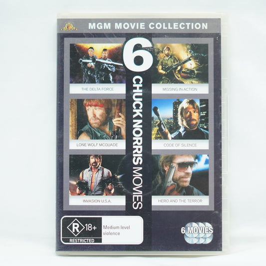 6 CHUCK NORRIS MOVIES DVD
