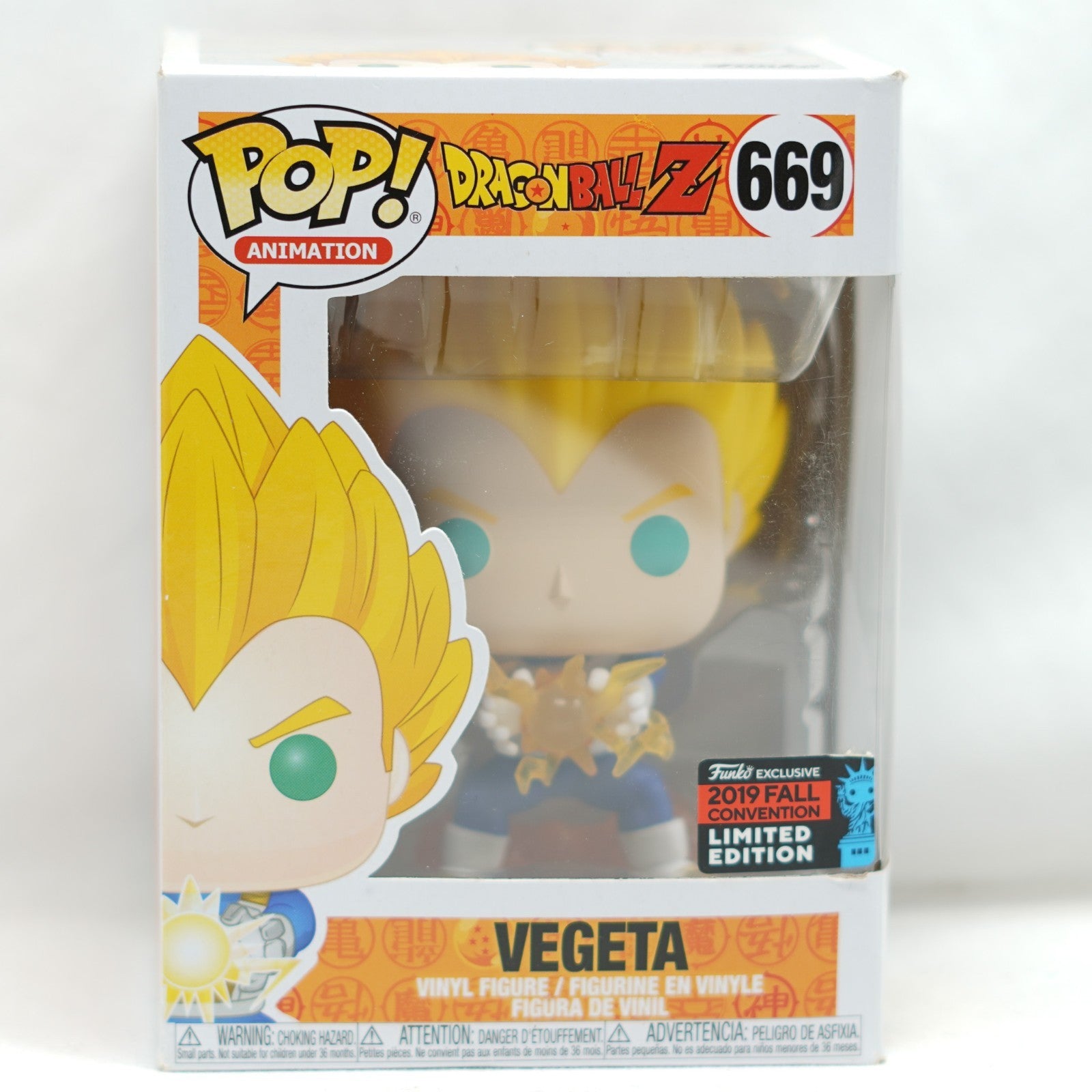 Dragon Ball Z, Funko Pop! #669, Vegeta (Final Flash) | 2019 Fall Con, SSJ, DBZ