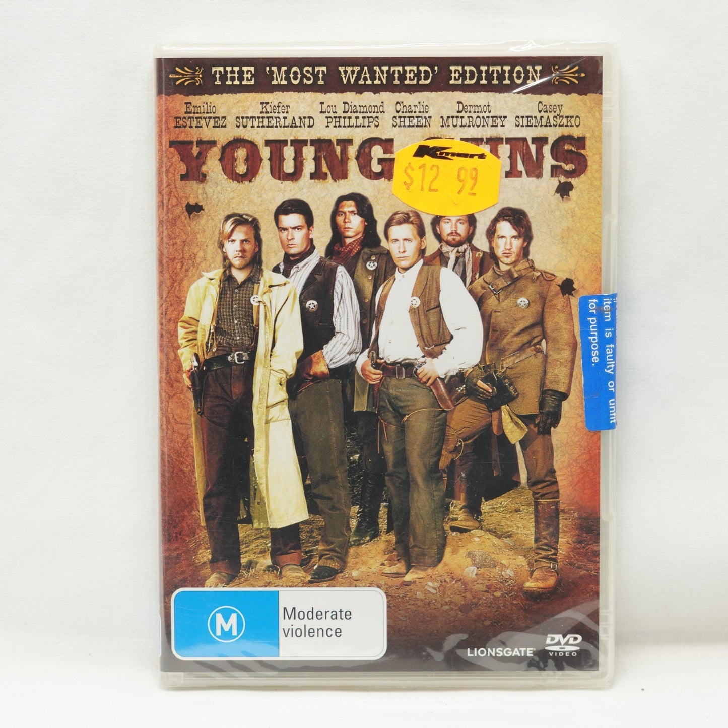 Young Guns (DVD) - Region 4 (PAL) - Brand New