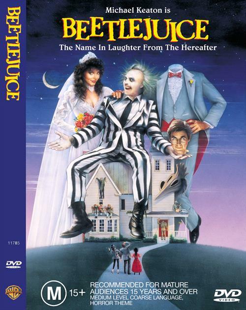 BEETLEJUICE DVD, NEW & SEALED