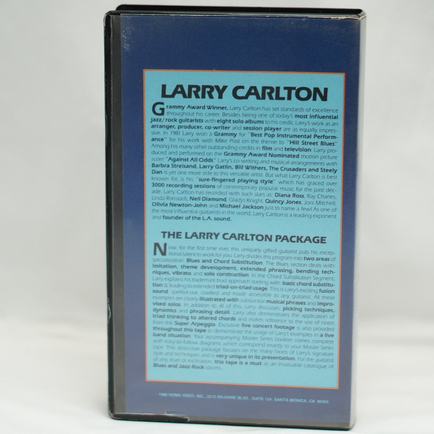 Larry Carlton Star Licks 80s Guitar VHS