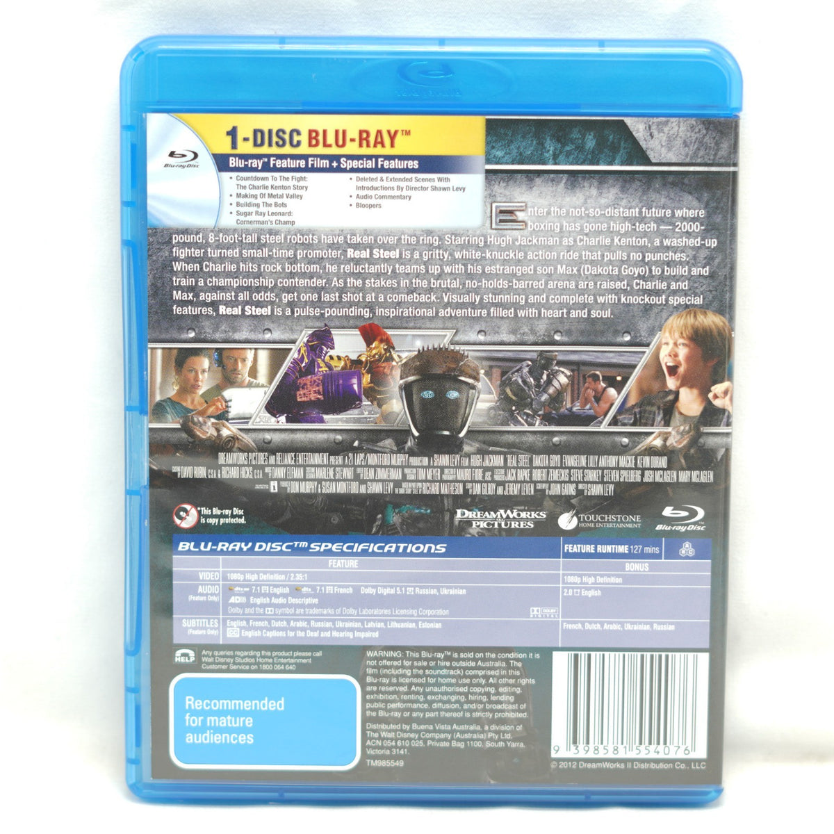 Real Steel - Blu-ray - 2011