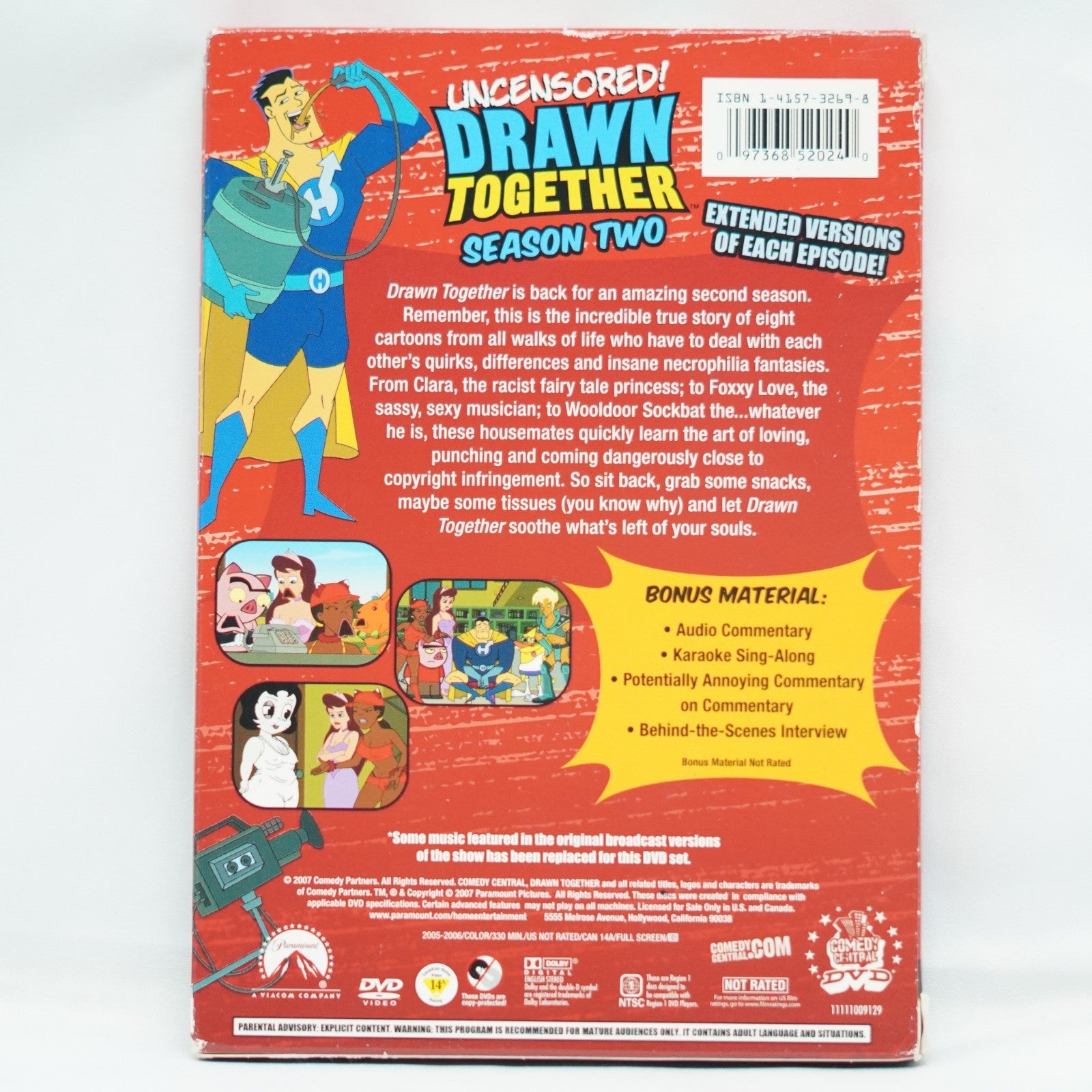 Drawn Together : Season 2 (DVD, 2009)